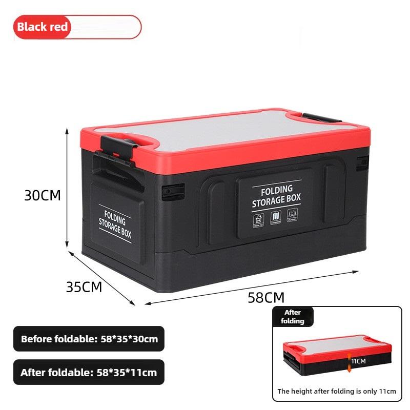 Outdoor Folding Storage Box, Multipurpose Organizer Box, Portable Large-capacity Camping Box, Car Trunk.