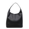 Vintage Lazy Fashion Tote Bag for Women, Korean Commuter Underarm Bag, Woven Pattern Versatile Shoulder Bag