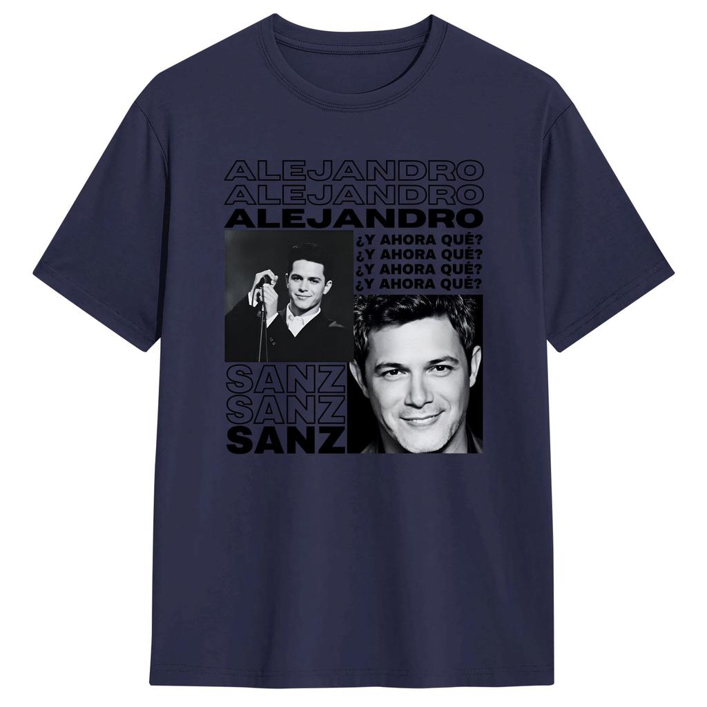 Alejandro Sanzs TShirts Unisex Spanish 2026 Tour Funny Cotton Tees Round Neck Short Sleeve T Shirts Summer Tops