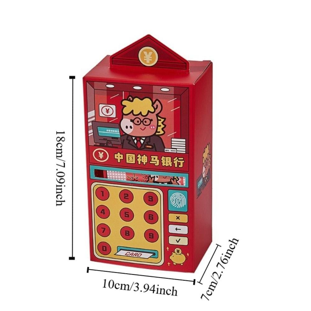 HongBao Cartoon Money Envelope Fun Creative ATM Money Pocket Pull Best Wishes Blessing Bag Spring Festival