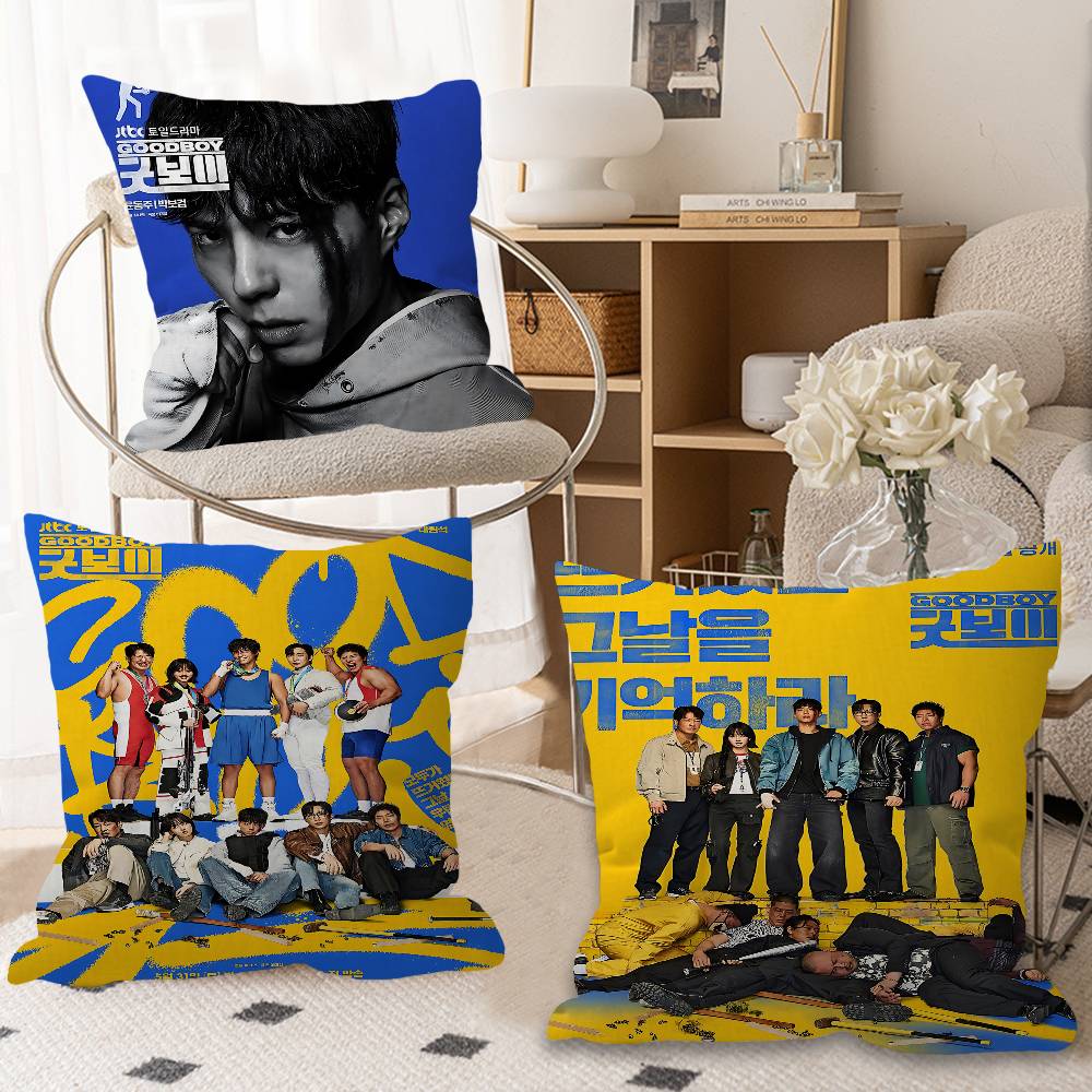 Hot Kdrama G-Good Boy Cushion Cover Car Throw Pillow Case For Sofa Car Christmas Gift 40x40cm 45x45cm