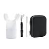 Portable Breathing Trainer with Lanyard Adjustable Resistance Men Women Oral Muscles