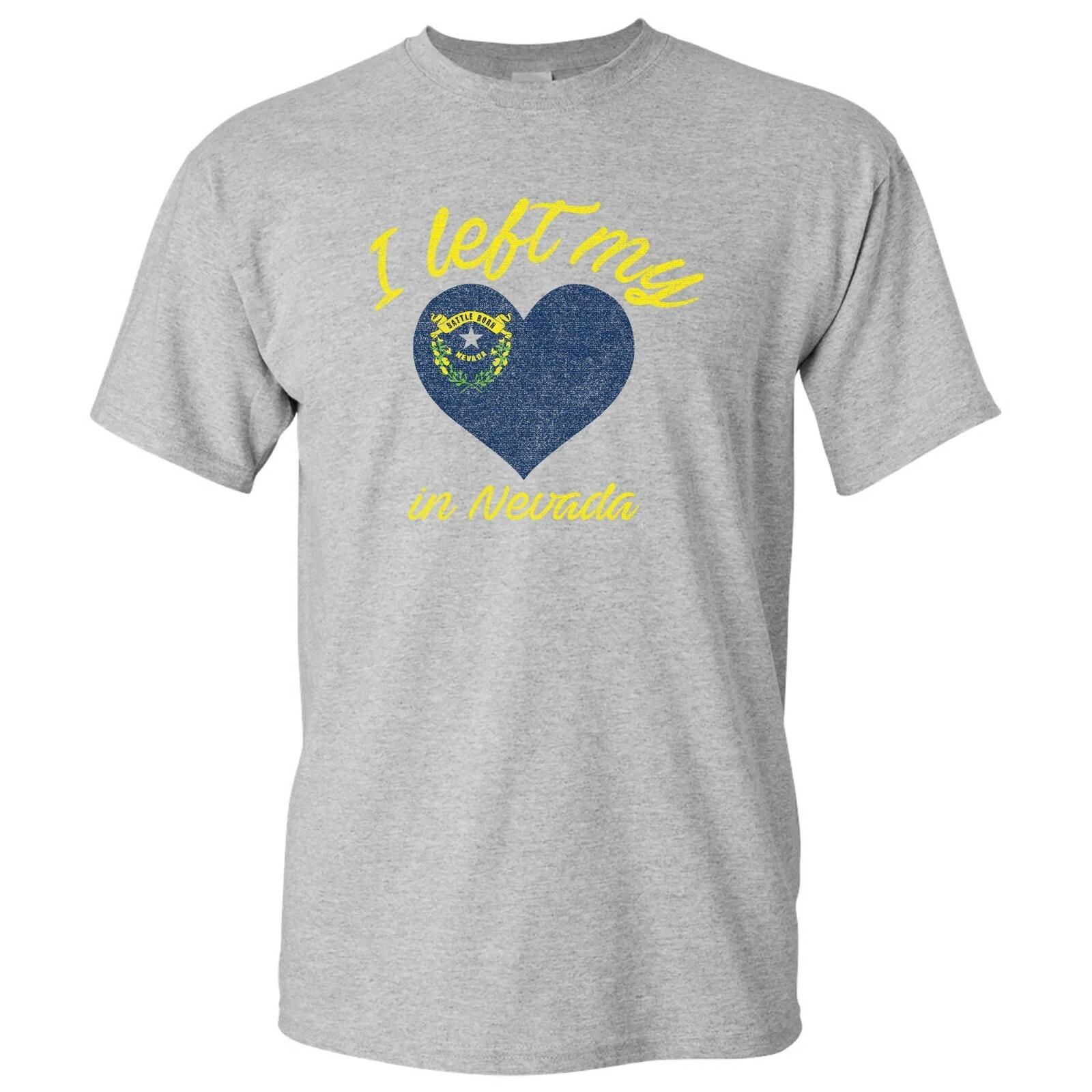 

I Left My Heart In Nevada - Hometown Pride T-Shirt - Sport Grey XL