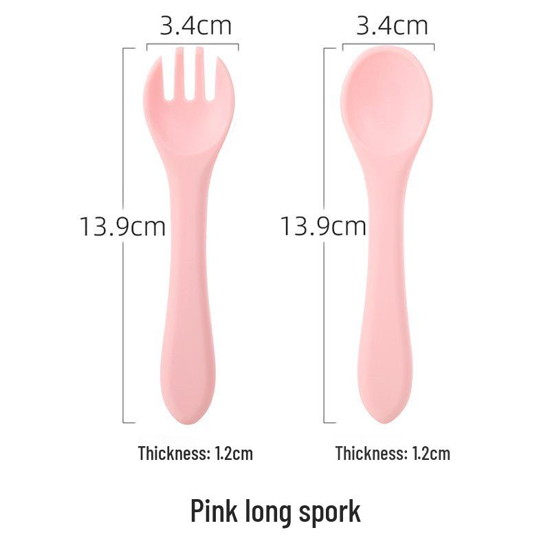 

Силиконовый набор ковриков на присосках: Детская и для малышей пищевая термостойкая вилка, ложка и тарелка с секциями