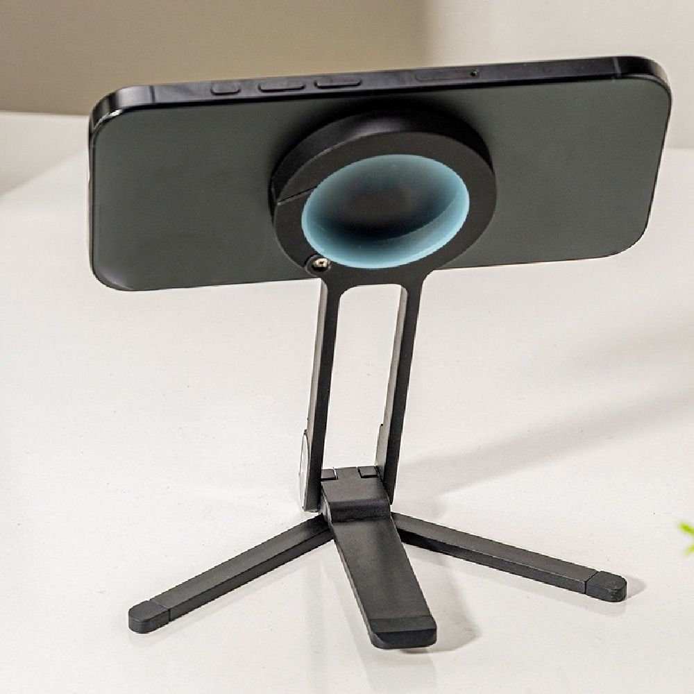 Foldable Phone Tripod Carabiner Creative Phone Handle Holder Magnetic Phone Tripod  Travel