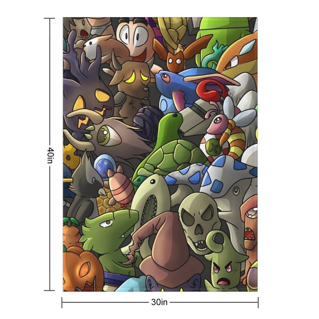 ALL TERRARIA PETS- Digital Throw Blanket Large Flannel Fabric cosplay anime Furry Blankets