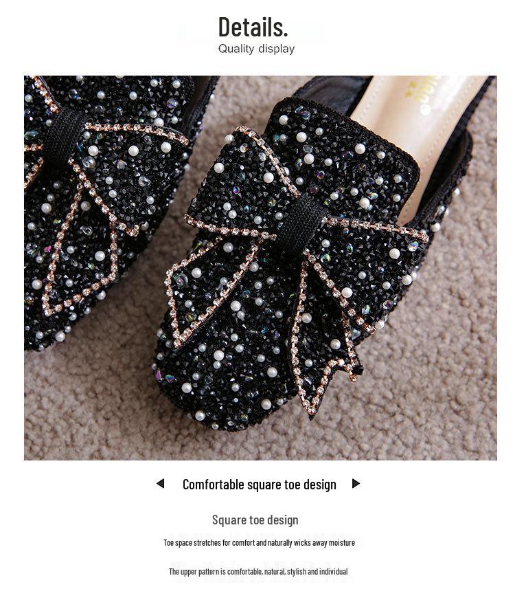 Women's Fashion Flat Soft Sole Half Slippers, Lazy Summer Sandals, Plus Sizes 41-43