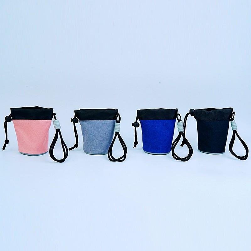 Dog Poop Bag Dispenser Portable Dogs Poop Bag Holder Mini Snack Bags for Dog Walking Training Hangingable Small Pet Bags Holder