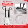 LEONTOOL Snap Ring Long 3mm Jaw Tip 325mm Total Straight for Dedicated Tool for Installing and Removing Snap Rings Pliers, Straight, Type, Diameter,