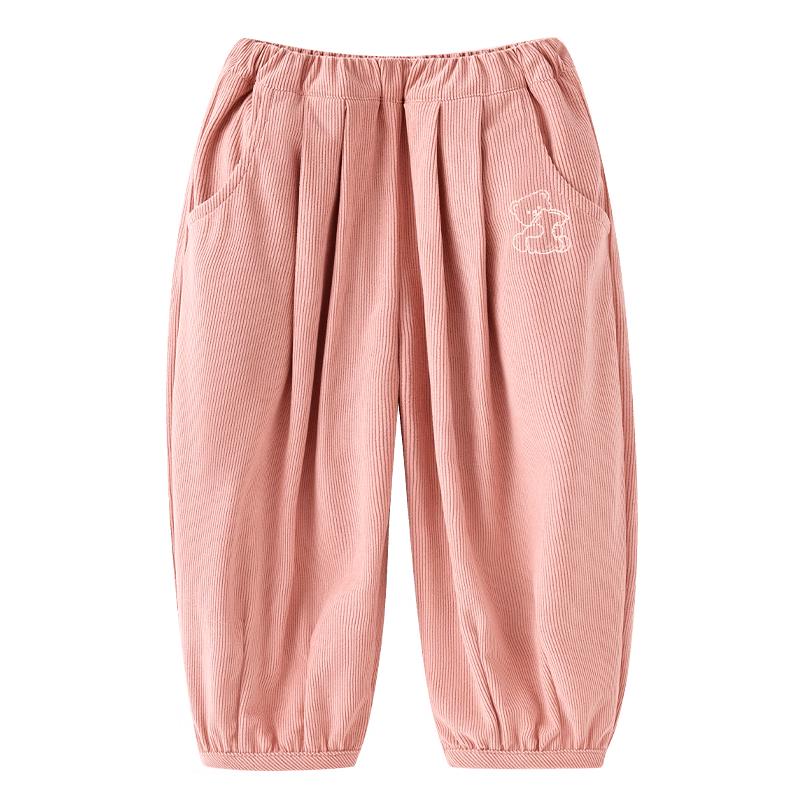 Badi Badi Kids Corduroy Outline Bear Jogger Pants 110