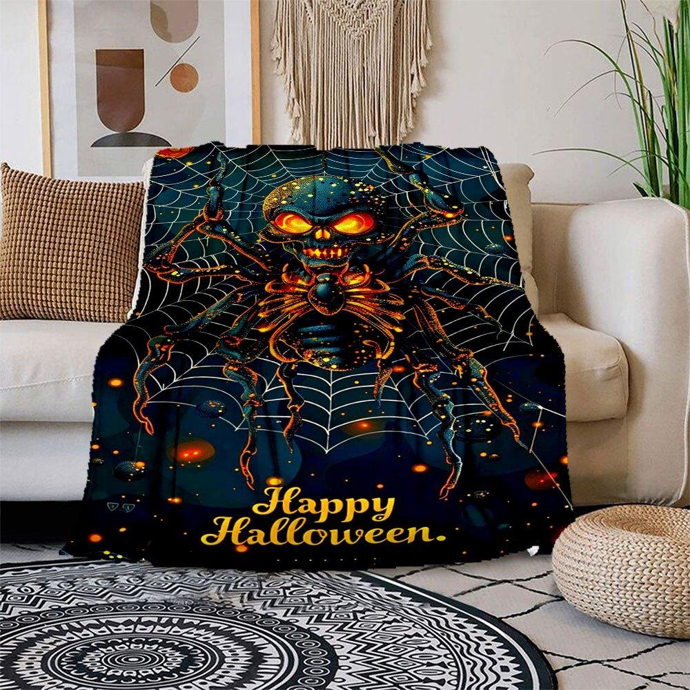 Blanket Flannel Throw Blanket for Sofa, Bed, Travel, Camping, Office 100x150cm