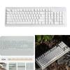 XDA Height 104 Key White Keycaps Durability PBT Keycap For Customizing Mechanical Keyboards At Home Or Work