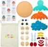 Kinder DIY Filz Ausdrucksboard: Kognitives Training & Lernspielzeug mit Gesichtsaufklebern für das frühe Lernen