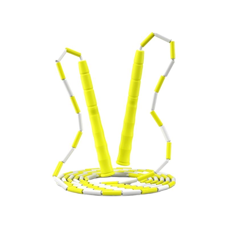 Childs Safe Skipping Rope Colorful Rotating Beads Regulable Handle Rope for School Home Exercises
