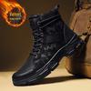 2024 Men's Douyin Bestseller: Warm Camouflage Cotton Fleece Shoes - Wear-Resistant Casual Work Boots