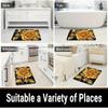 1PC Handdraw Owls Printed Decor Kitchen Rugs Non-Slip Home Door Mats Bathroom Rugs Bath Mat Carpet for Home Sink Laundry Decor