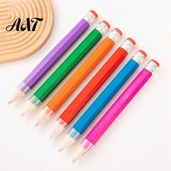 Wiederbefüllbarer Riesenbleistift, Extra Große Holz-Neuheit Requisite, Glatt Schreibende Jumbo-Schreibwaren, für Zimmerei Und Partygeschenke Einzigartiges Geschenk