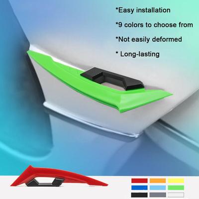 1Pair Universal Motorcycle Winglet Aerodynamic Spoiler Dynamic Wing with Adhesive Decoration Sticker For Motorbike Scooter A9I3