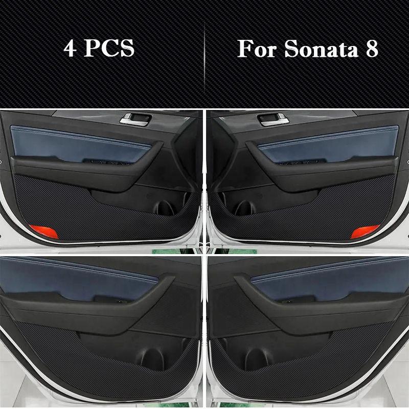 

For Hyundai Sonata 8 9 10 11 Car Door Anti-kick Pad Interior Protection Sticker Modification Decorative Sticker Auto Accessories
