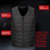 Gilet riscaldato Giacca USB elettrica calda invernale Uomo Donna Cappotto riscaldante termico