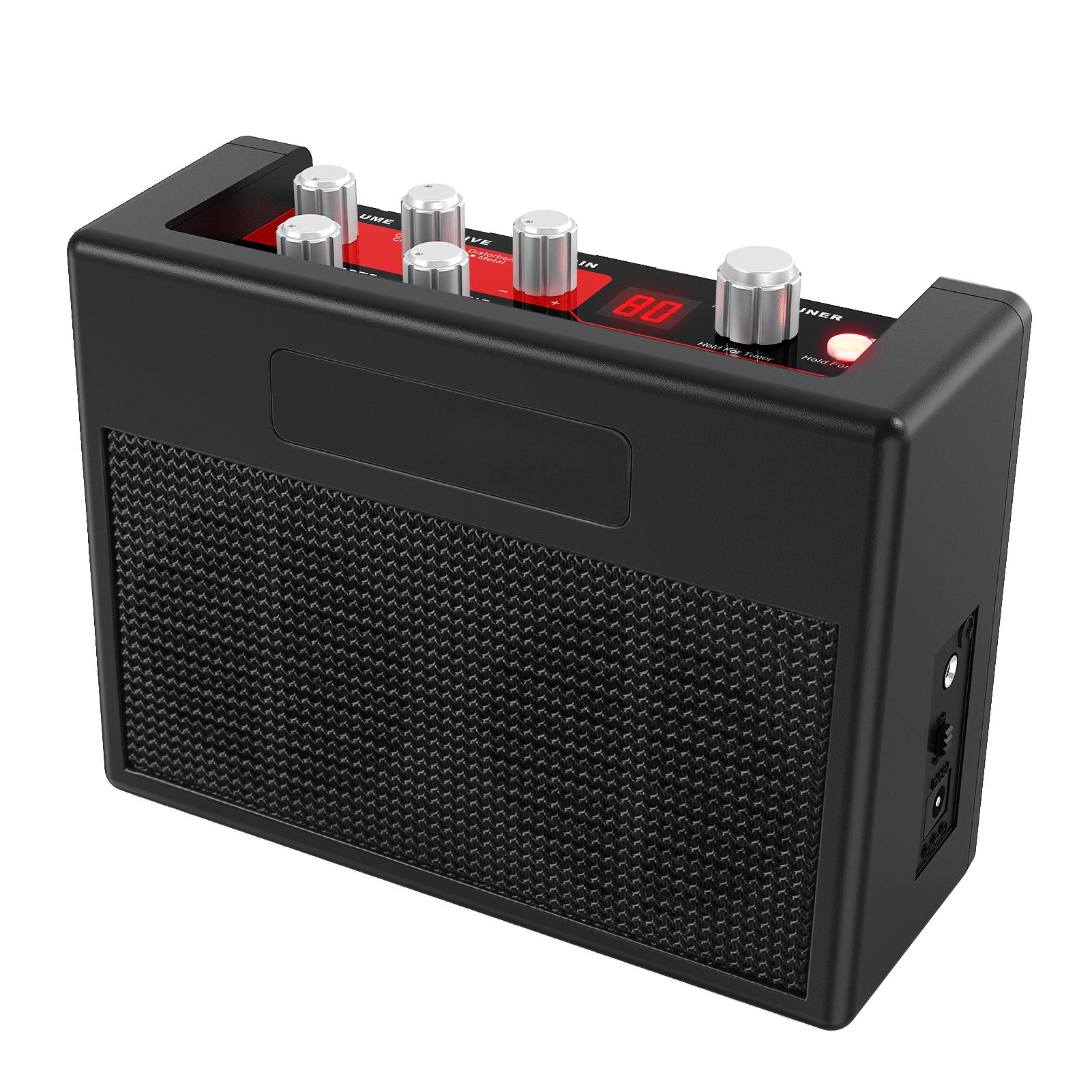 

Портативный гитарный усилитель POCKAMP, 5 Вт, встроенные мультиэффекты, поддержка 80 барабанных ритмов US Plug