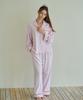 Keontueosong Soft Pink Terry Pajama Set