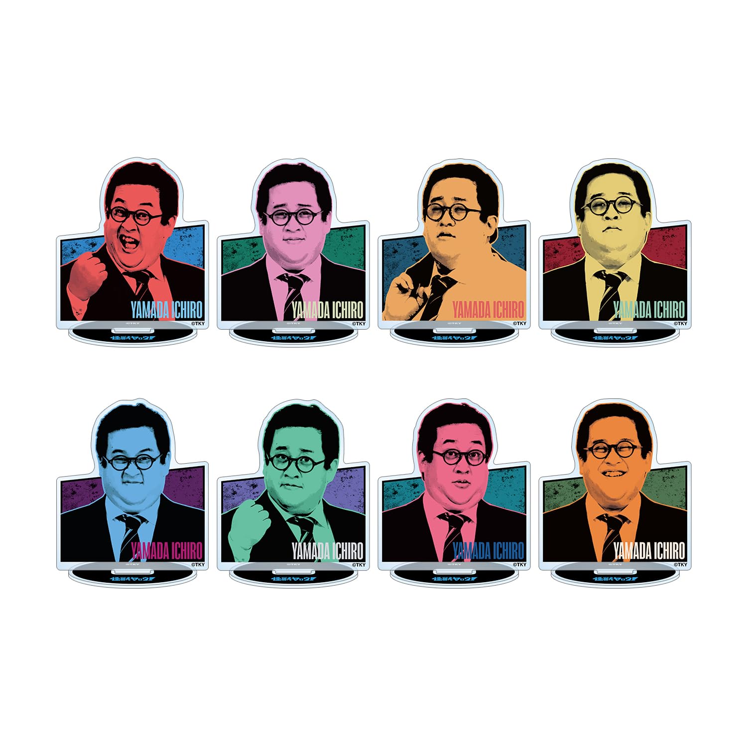 

Коробка акриловых подставок для обмена по фильмам Кайдзю ЯРО! 8-предметный