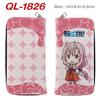 That Time I Got Reincarnated as a Slime Long Wallet Anime Zip Purse Rimuru Blue One Size 1pcs