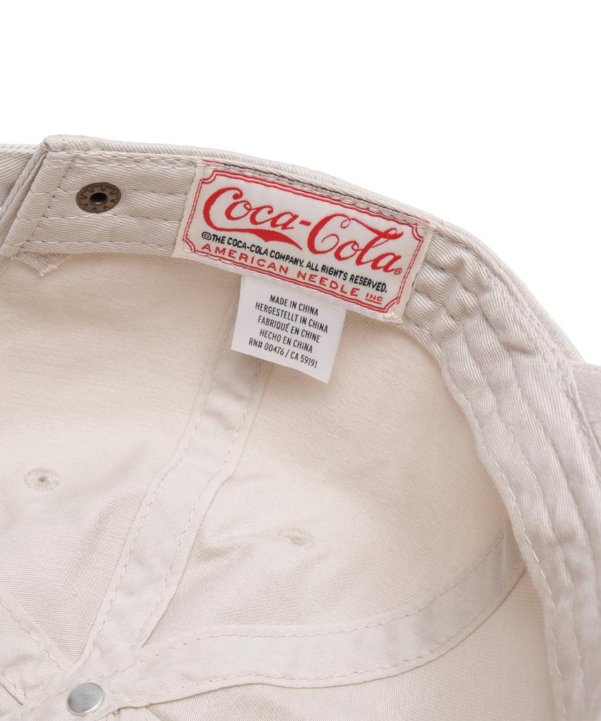 Amelikannideul Coca-Cola Baseball Mark Ballpark Cap - Stone