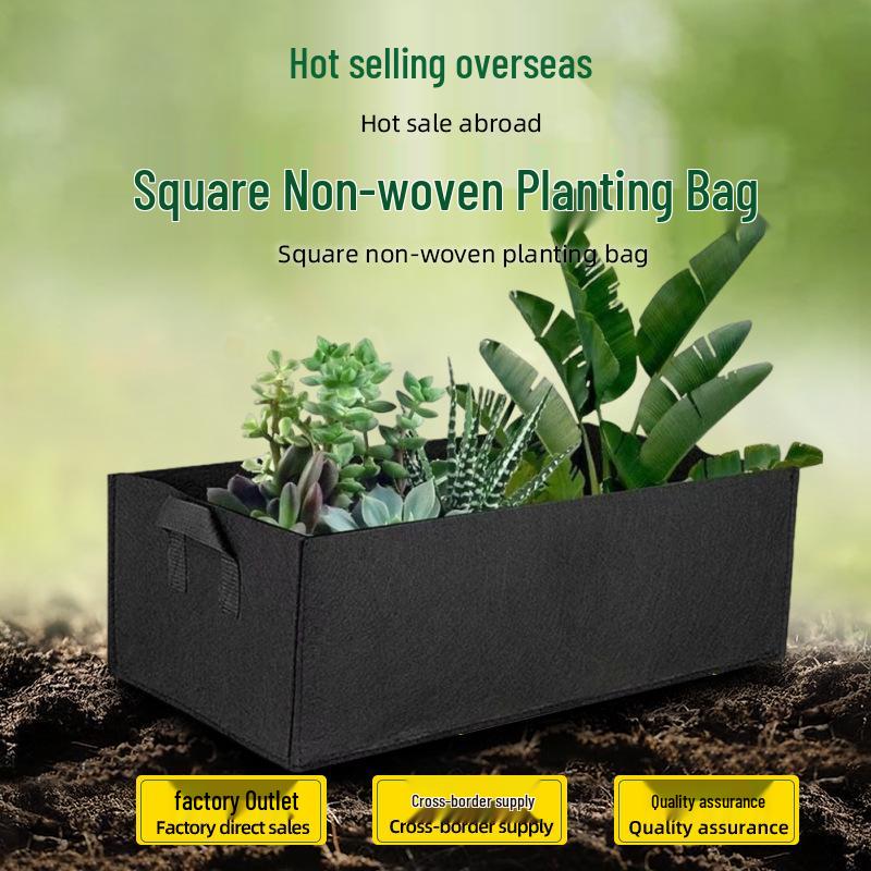 Rectangular Felt Planting Bag for Seedlings and Green Plants