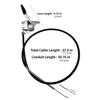 Throttle Control Cable For 247203692,247203693 With 37.6Inch Length Replacement Assembly Suitable For Lawn Maintenance