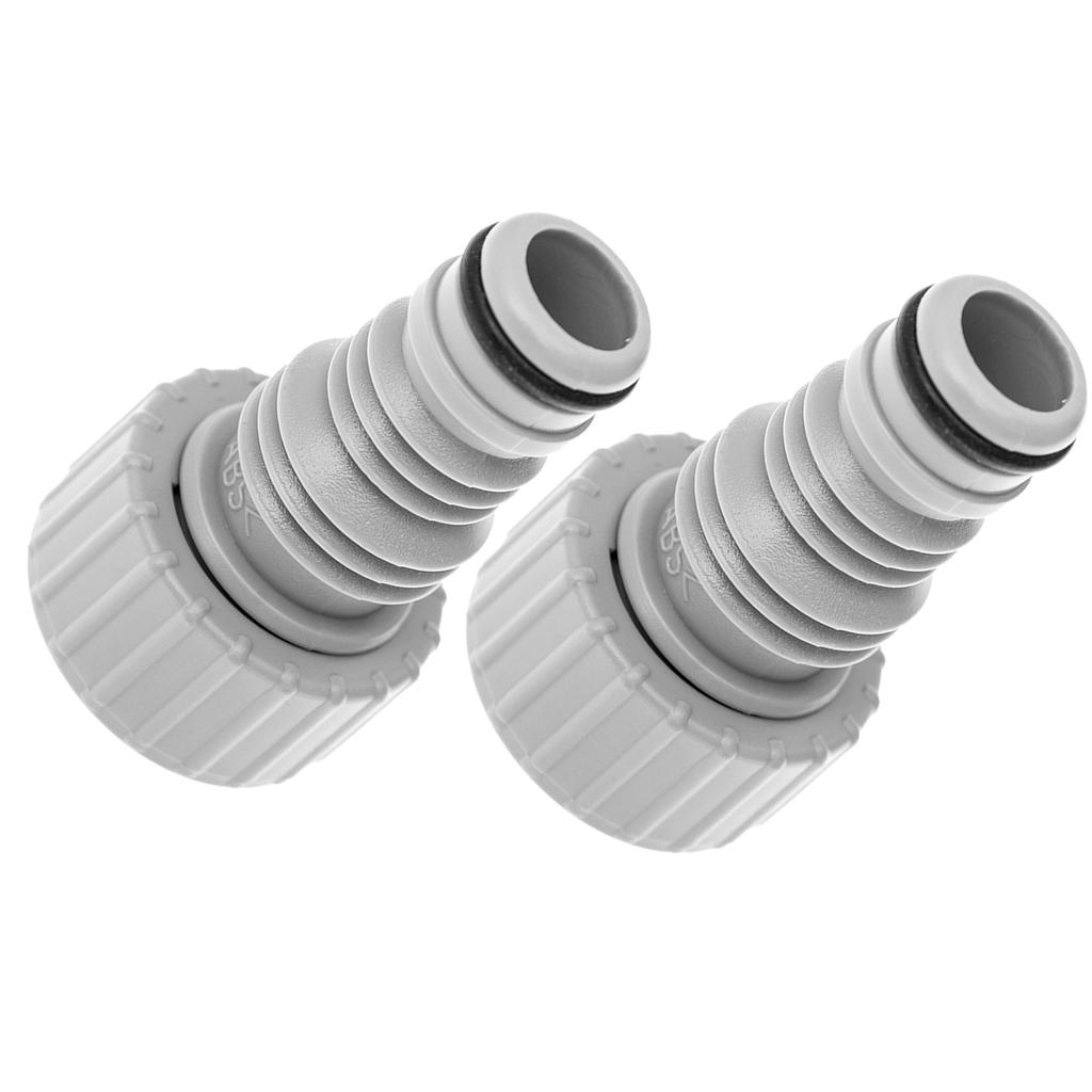 Pack of 2 Efficient Pool Drainage Hose Adapters Pool Hose Connector Pool Drain Plug Fitting Hose Adapter for P05347