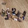 Christmas Home Decor 11 Pcs Nativity Scene Set, Resin Mini Figurines Tabletop Decor, Jesus Birth Holy Family Angel Shepherd Animals Statues, Religious