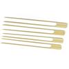 100x Bambusspieße Holz Grillspieße BBQ Tragbare Zubehörwerkzeuge BBQ Essensspieße für Party Gemüse Barbecue Snacks