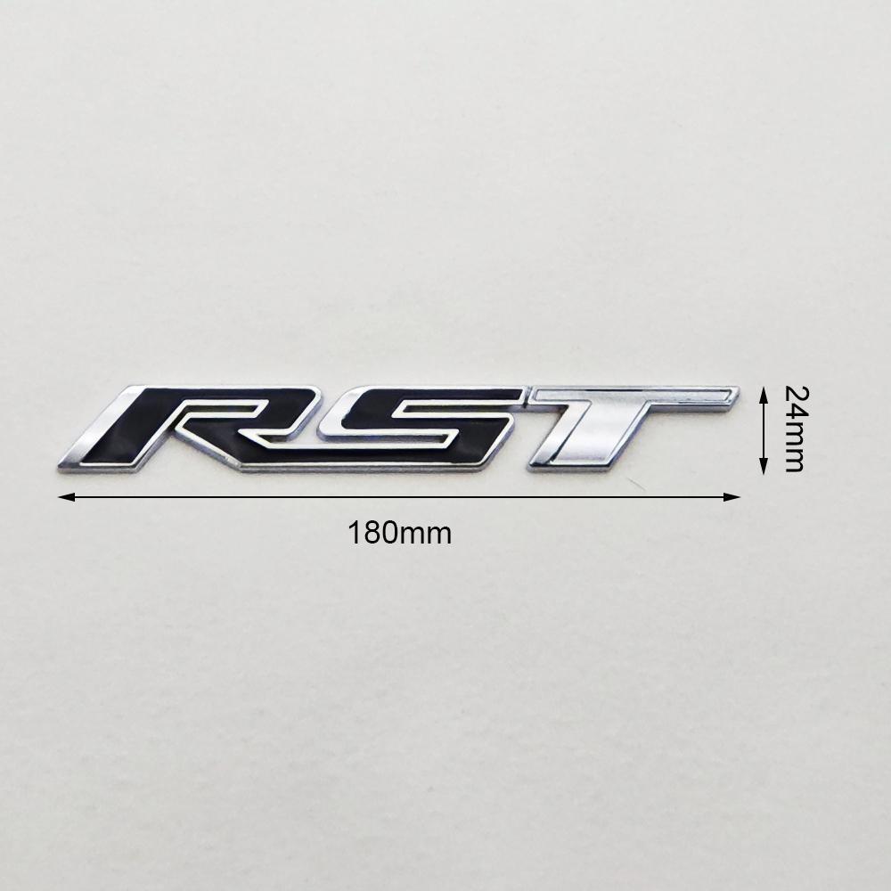 3D kovová samolepka na auto Znak RST Emblem přední mřížky Odznak kufru blatníku Pro Chevrolet Tahoe Silverado Suburban Colorado Příslušenství