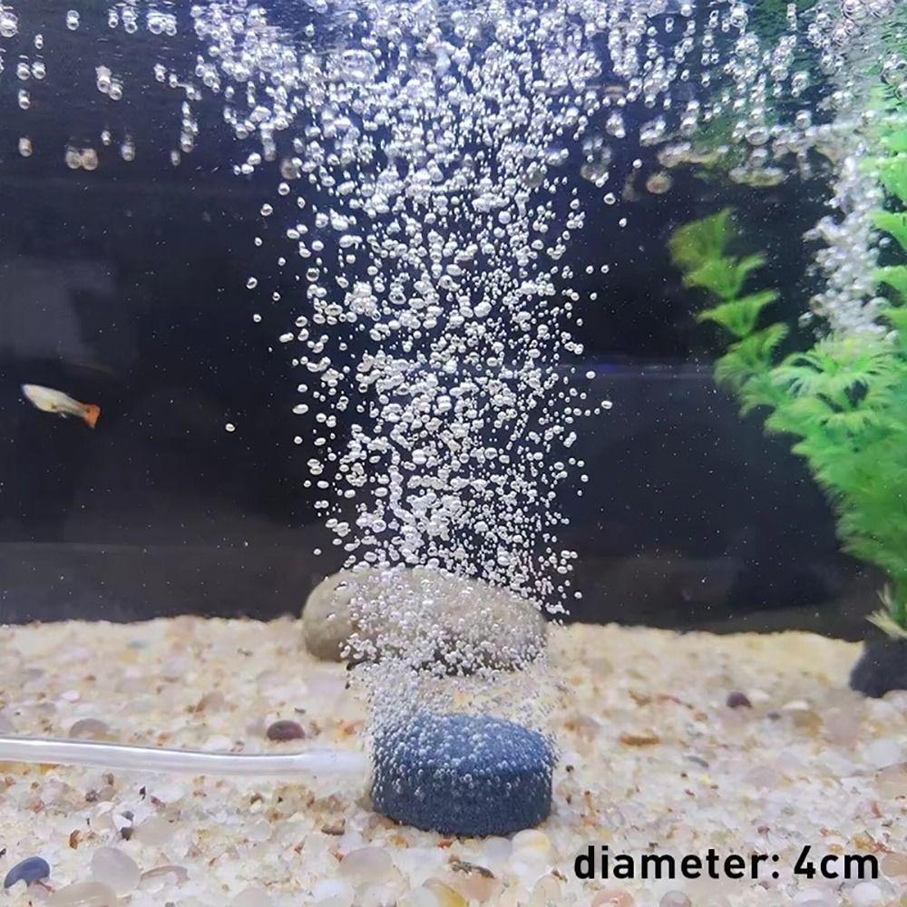 1Pcs Practical Air Stone Aerator Round Hydroponic Oxygen Plate  Fish Tank Aquarium Accessories