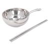 Single Cutlery Set Resuable Portable Stainless Steel Cutlery Set for Travel Picnic Camping Or Office Daily Use