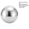 6 Pcs Stainless Steel Decorative Balls Metal Hollow Balls Smooth Gazing Mirror Ball for Home Garden Dcor