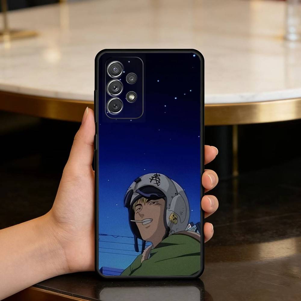 GTO G-Great T-Teacher O-Onizuka Phone Case For Samsung Galaxy A73,A72,A71,A70,A53,A52,A51,Soft Silicone Black Cover