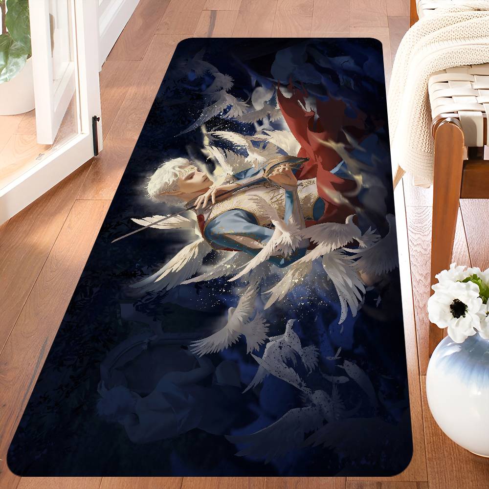 

A-Astarion Door Mat Washable Non-Slip Living Room Sofa Chairs Area Mat Kitchen Doormat Area Rug 40x60cm