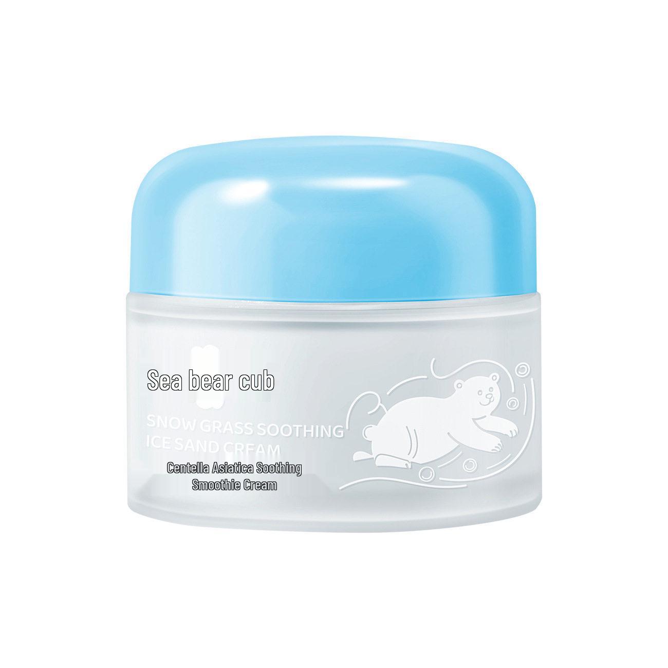 Sea Bear Baby Centella Soothing Face Cream - Hydrating and Cooling Sunburn Repair Centella Asiatica Soothing Sorbet Cream