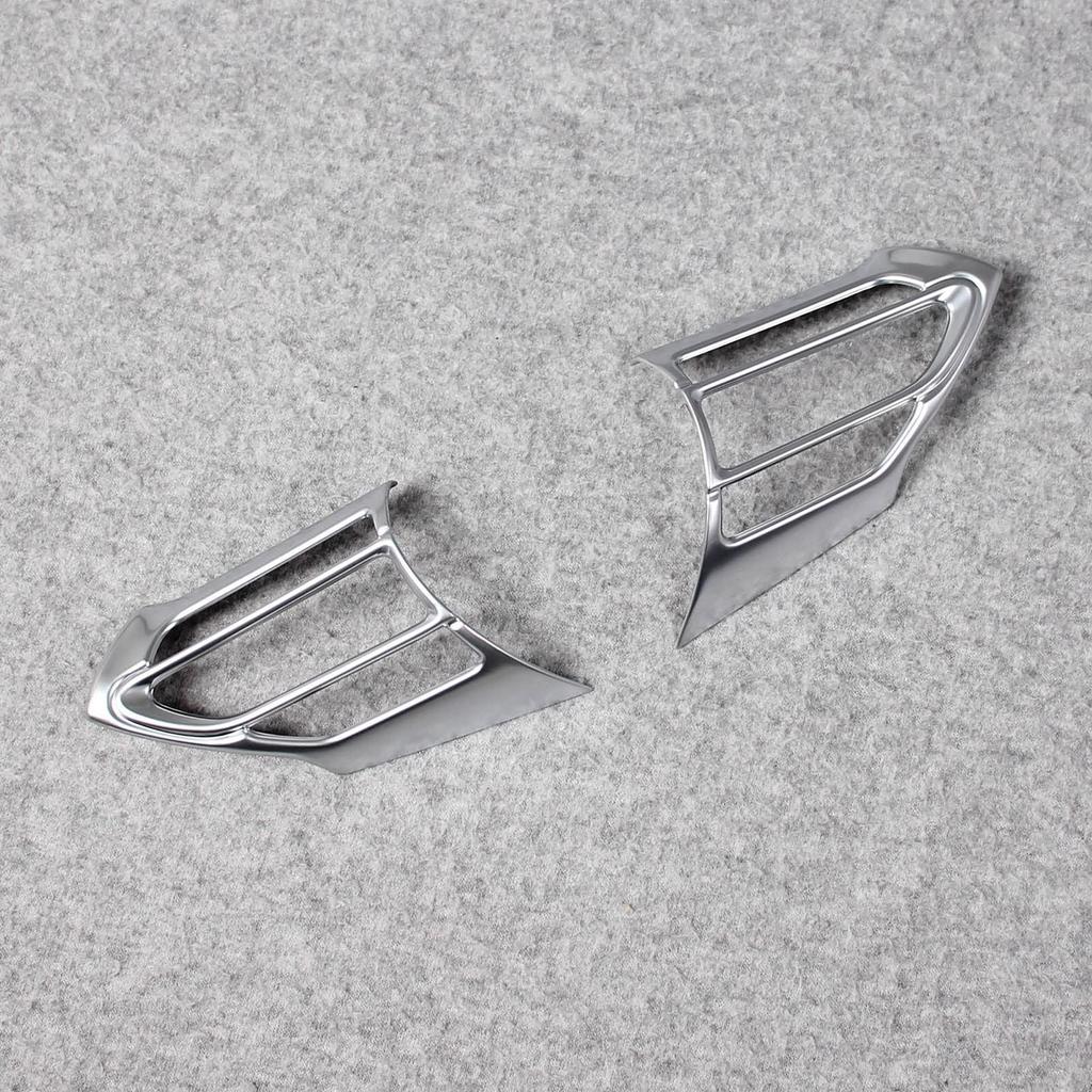 RUIQ Toyota Sienta (10 Series) Interior Steering Garnish, Handle Frame, Piano Black, Designed Exclusively for the Toyota Sienta (Satin Silver)