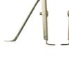 Metal Curtain Drapery Rod Bracket Accessories Wall Mounted Holder Hooks Set - for 15mm