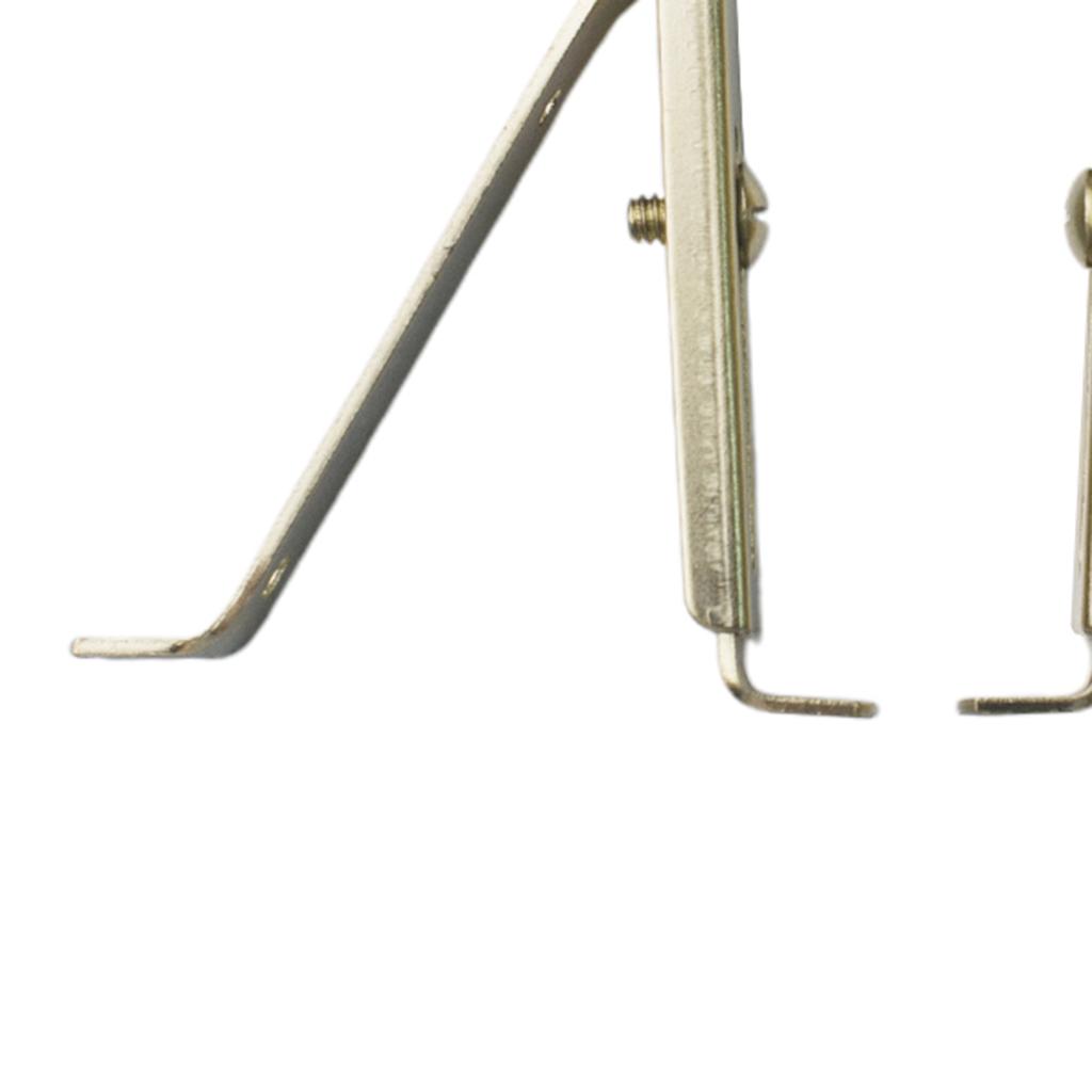 Metal Curtain Drapery Rod Bracket Accessories Wall Mounted Holder Hooks Set - for 15mm