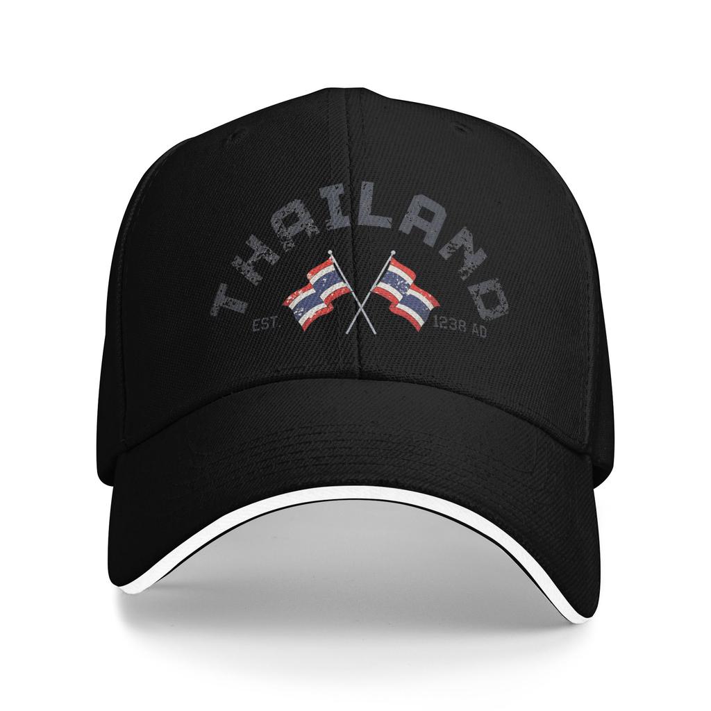 Thailand EST.1949 Krung Thep Maha Nakhon Capital Sun Baseball Cap Summer Unisex-Teens Trucker Hat Hunting Camping Baseball Caps