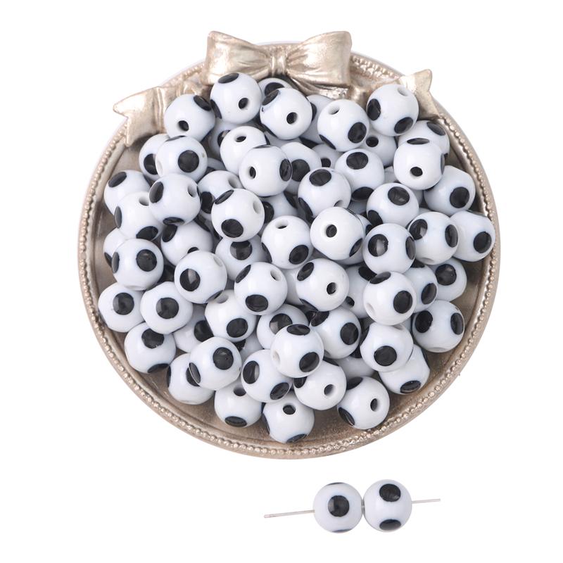 530Pcs Acrylic Beads Colored Balls Loose Spacer Beads For Diy Jewelry Finding Making