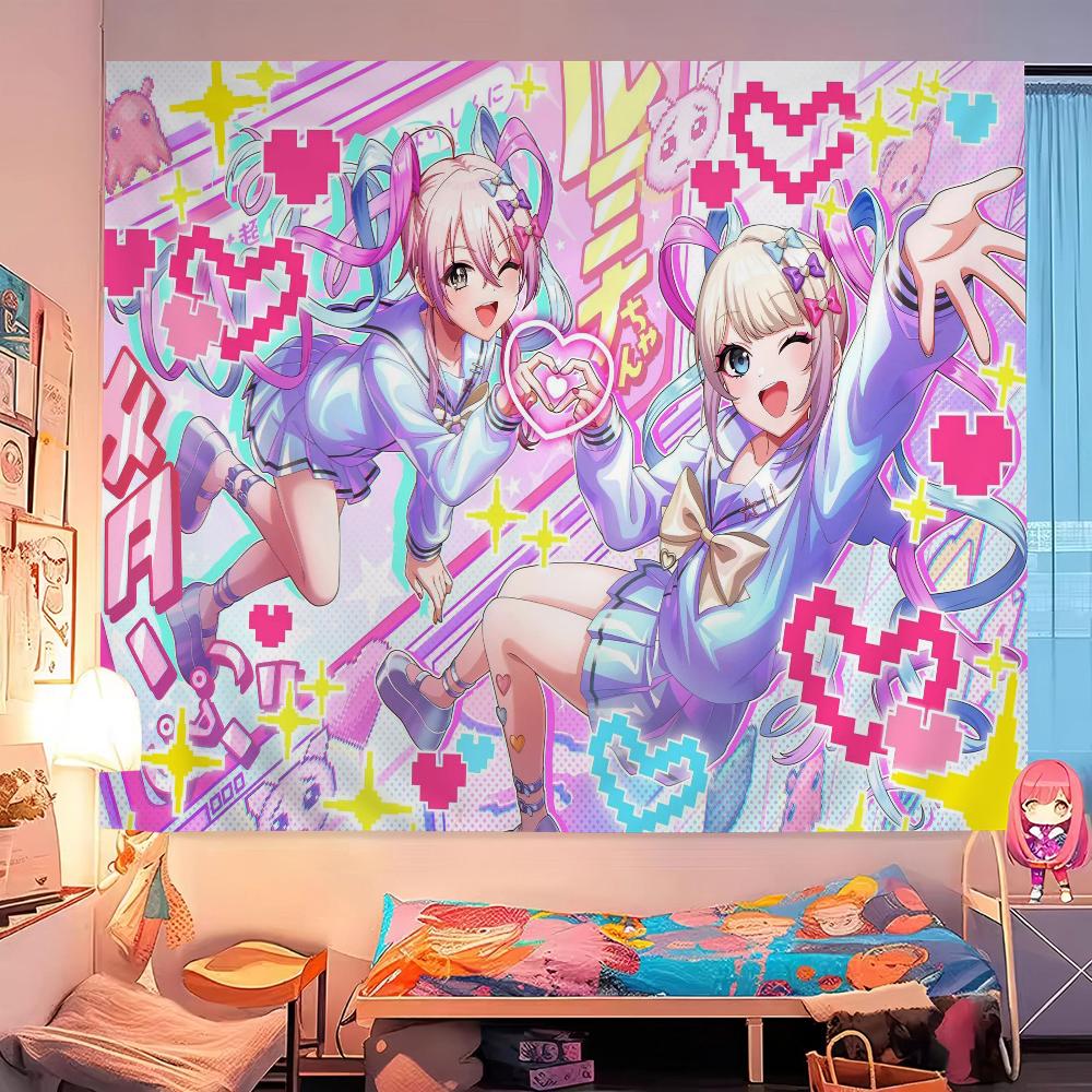 NEEDY GIRL OVERDOSE DIY Wall Tapestry For Living Room Home Dorm Decor Wall Art Decor