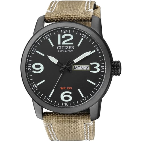 

Citizen Men s Quartz Watch BM8476-23EE with Textile Strap BM8476-23EE