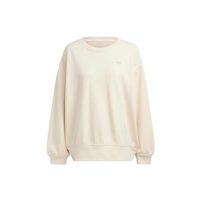 Originals Trefoil Locker Fit Rundhals Langarm Sweatshirt Damen Oberteile Off-White IC4977