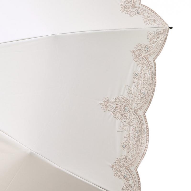 Daks Ivory Sequin Embroidered Umbrella  Umbrella Combo  Dbum6e107i2